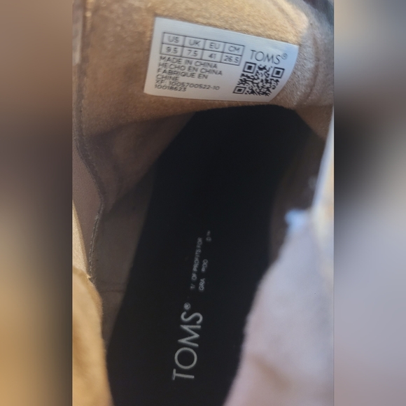 TOMS Women's Skylar Chelsea Blush Pink Ankle Boots Sz 9.5 - Picture 2 of 6